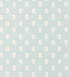 Ditsy Daisy Wallpaper - Powder Blue Powder Blue