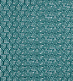 Aikyo Fabric - Teal Teal
