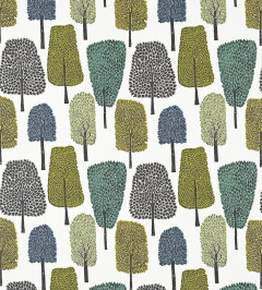 Cedar Fabric - Slate / Apple / Ivy Slate / Apple / Ivy