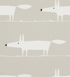Mr Fox Wallpaper - Snow Snow