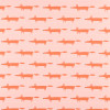 Midi Fox Fabric - Milkshake / Rose Milkshake / Rose