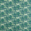 Rumble In The Jungle Fabric - Midnight / Mint Leaf Midnight / Mint Leaf
