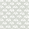 Snowdrop Wallpaper - Pewter Pewter