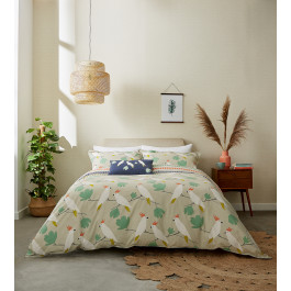 Love Birds Bedding Set in Flamenco 