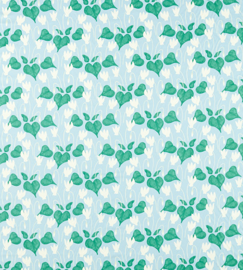 Flower Of Love Fabric - Sky Sky