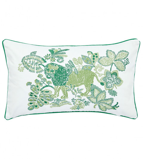 Leopard Dots Ready Made Cushion, Mint Leaf Mint Leaf