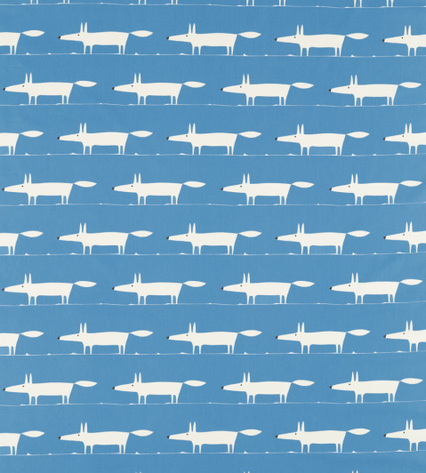 Midi Fox Fabric - Denim Denim