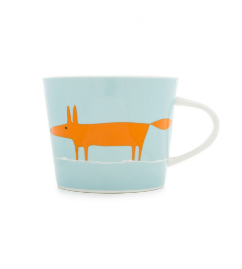 Mr Fox Mini Mug, Duckegg / Orange Duckegg / Orange