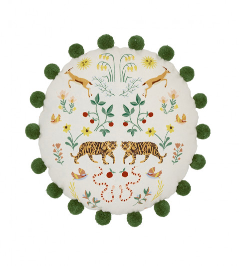 Rosehip Ready Made Cushion, Mint Leaf & Zest Mint Leaf & Zest