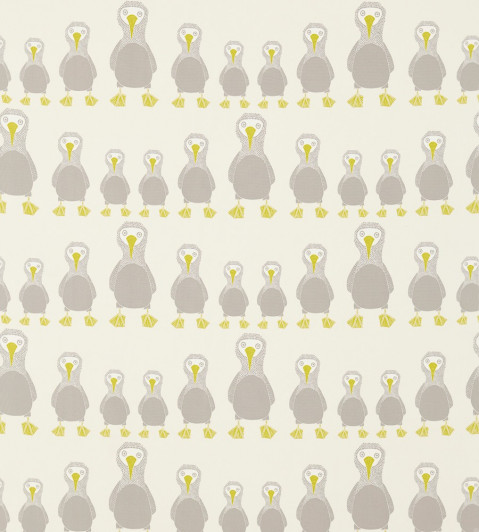 Booby Bird Fabric - Pistachio Pistachio