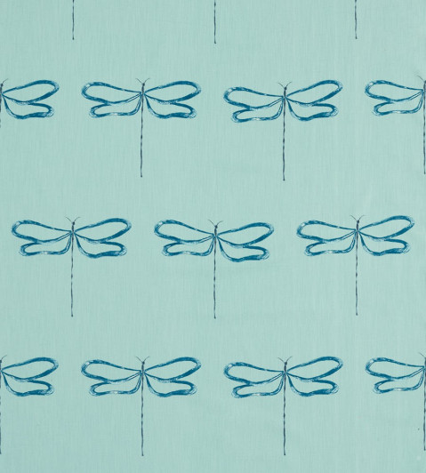 Dragonfly Fabric - Marine Marine