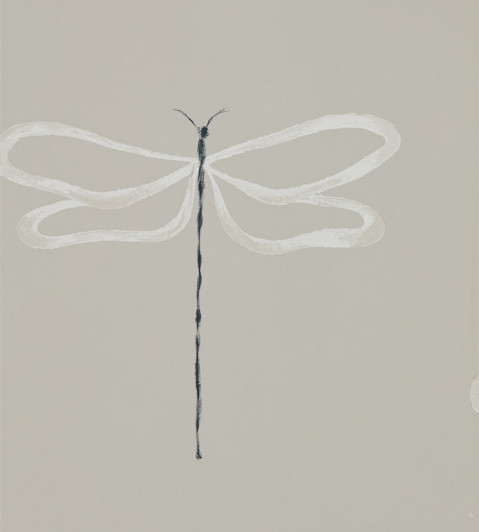 Dragonfly Wallpaper - Parchment Parchment