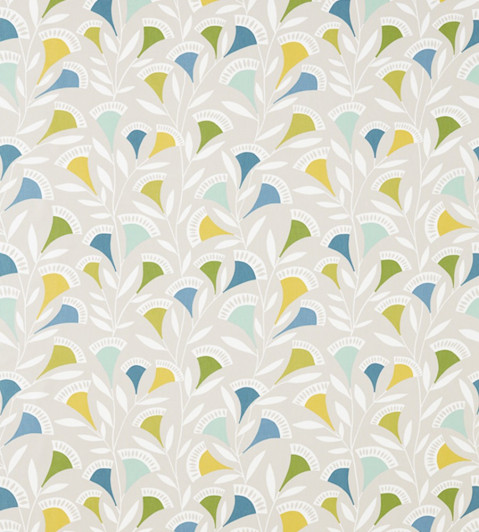 Noukku Fabric - Citrus / Glacier / Biscuit Citrus / Glacier / Biscuit