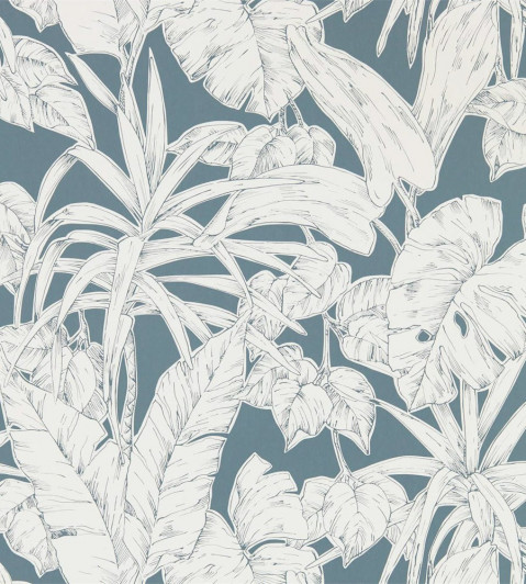 Parlour Palm Wallpaper - Charcoal Charcoal