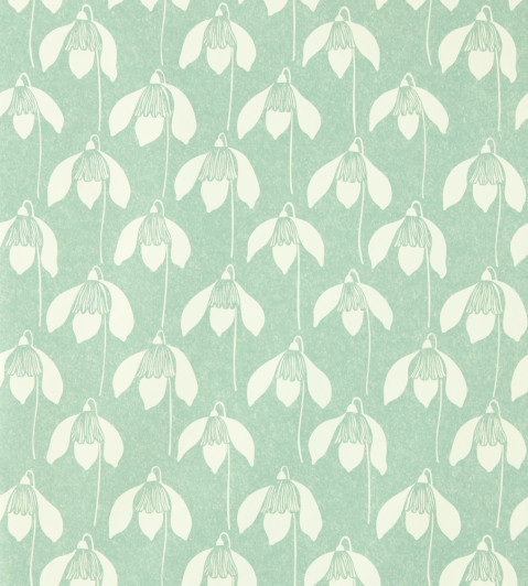 Snowdrop Wallpaper - Sage Sage