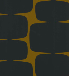 Lohko Wallpaper - Tumeric / Charcoal Tumeric / Charcoal