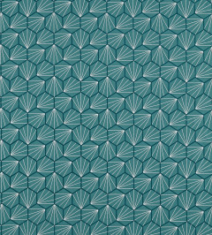 Aikyo Fabric - Teal Teal