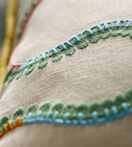 Bimble Embroidery Fabric - Meadow Meadow