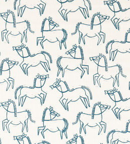 Canter Print Fabric - Ink Ink