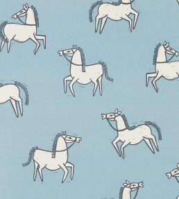 Canter Wallpaper - Denim Denim
