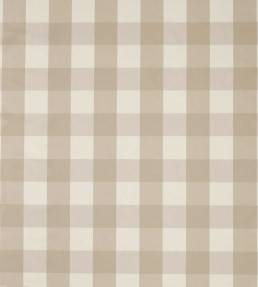 Central Check Fabric - Pebble Pebble