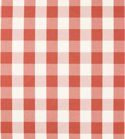 Central Check Fabric - Tomato Tomato
