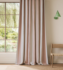 Central Stripe Fabric - Blush Blush