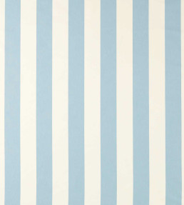 Central Stripe Fabric - Cornflower Cornflower