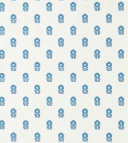 Ditsy Daisy Wallpaper - Denim Denim