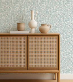 Dove & Deer Wallpaper - Coast Blue Coast Blue