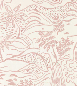 Falling Foss Wallpaper - Dusk Pink Dusk Pink