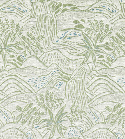 Falling Foss Weave Fabric - Seaglass Seaglass
