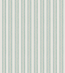 Fondant Stripe Fabric - Kelly Green/Cornflower Kelly Green/Cornflower
