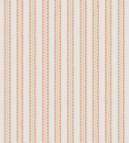 Fondant Stripe Fabric - Tangerine/Blush Tangerine/Blush