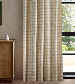 Fretwork Print Fabric - Honey Honey