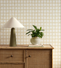 Fretwork Wallpaper - Honey Honey