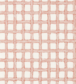 Fretwork Wallpaper - Ladybird Red Ladybird Red
