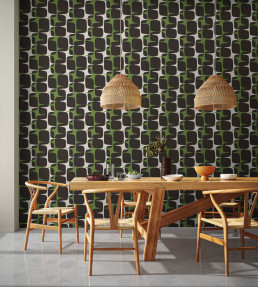 Going Lohko Wallpaper - Juniper / Liquorice Juniper / Liquorice