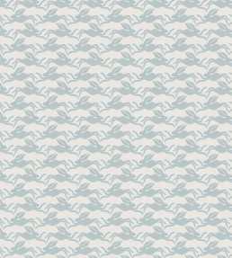 Hares Fabric - Coast Blue Coast Blue