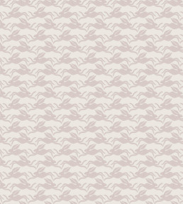 Hares Fabric - Lilac Lilac