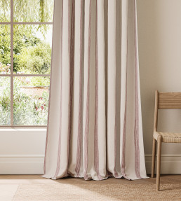 Harvest Stripe Fabric - Lilac Lilac