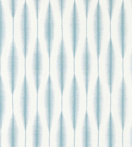 Kasuri Wallpaper - Coast Blue Coast Blue