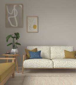 Leopard Dots Fabric - Pebble / Sage Pebble / Sage