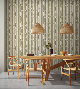 Lohko Stripe Wallpaper - Cobbles Cobbles