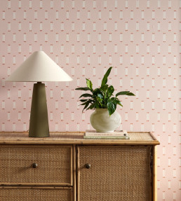 Matchsticks Wallpaper - Blush Blush