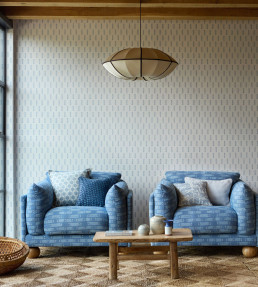 Matchsticks Fabric - Denim Denim