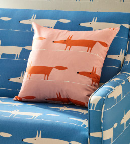 Midi Fox Fabric - Milkshake / Rose Milkshake / Rose