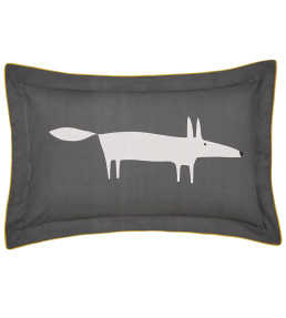Mr Fox Bedding Set, Charcoal Charcoal