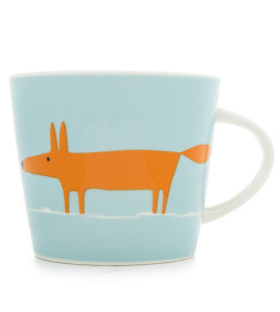 Mr Fox Mug, Duckegg / Orange Duckegg / Orange