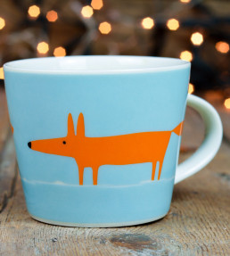 Mr Fox Mug, Duckegg / Orange Duckegg / Orange